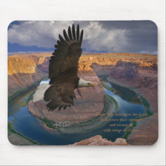 Tapis De Souris Ailes de 40:31 d'Isaïe comme Eagles