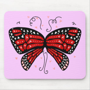 Tapis De Souris Ailes de cœur