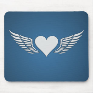 Tapis De Souris Ailes de l'amour mousepad, personnaliser