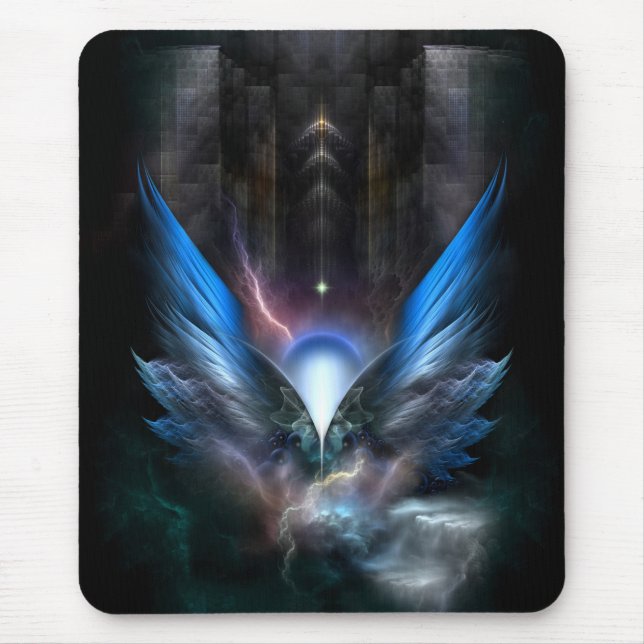 Tapis De Souris Ailes De Mousepad Léger (Devant)
