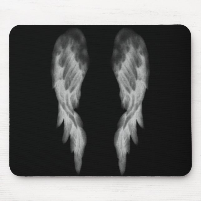 Tapis De Souris Ailes noires d'ange (Devant)