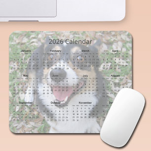 Tapis De Souris Aimant de calendrier photo de chien personnalisé 2