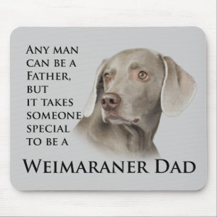 Tapis De Souris Aimant de papa de Weimaraner