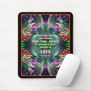 Tapis De Souris Aimer Citation Monarque Papillon Inspirational