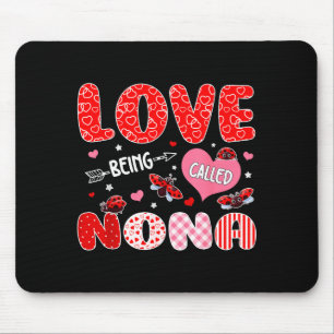 Tapis De Souris Aimer être appelé nona valentine fête des mères fa