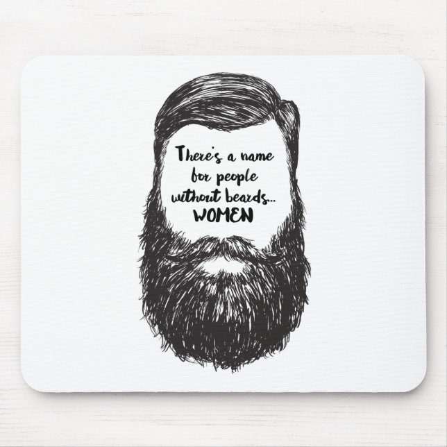 Tapis De Souris Aimez la barbe (Devant)