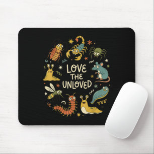 Tapis De Souris Aimez les insectes mignons non aimés Citation drôl