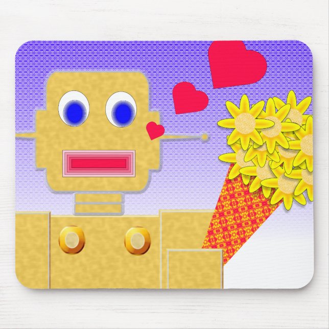 Tapis De Souris Aimez-moi, je suis un garçon (Devant)