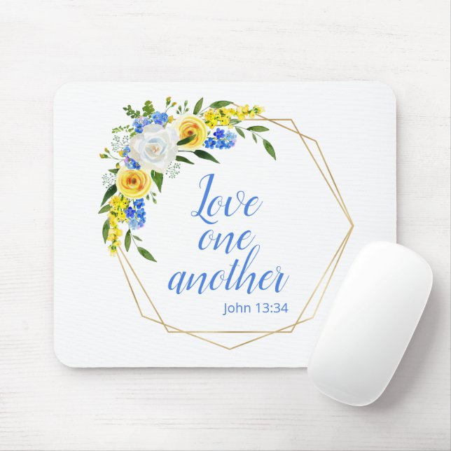 Tapis De Souris Aimez-vous les uns les autres  (Avec souris)