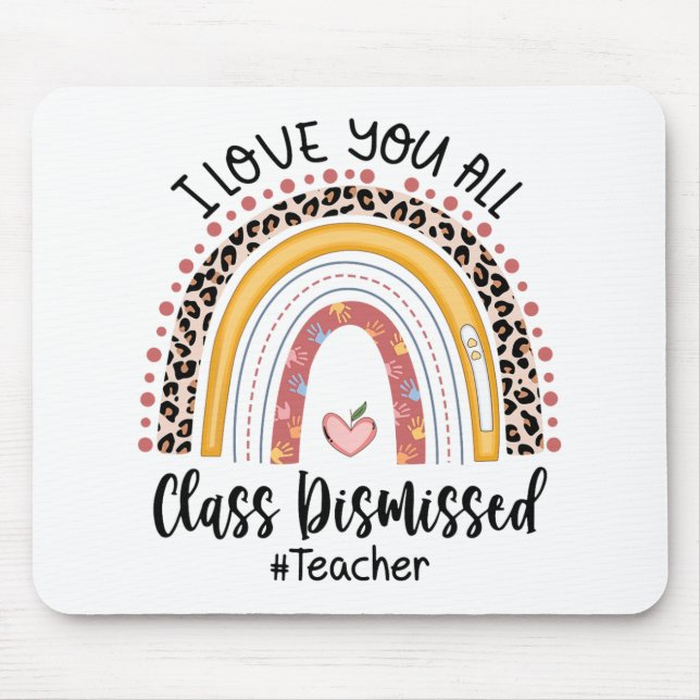 Tapis De Souris Aimez-Vous Tous Cl Rejeté Rainbow Dernier Jour De  (Devant)