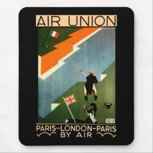 Tapis De Souris Air Union ~ Paris-Londres-Paris par Air