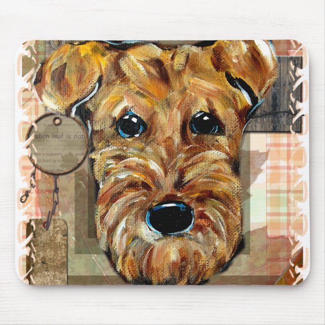 TAPIS DE SOURIS AIRDALE TERRIER (Devant)