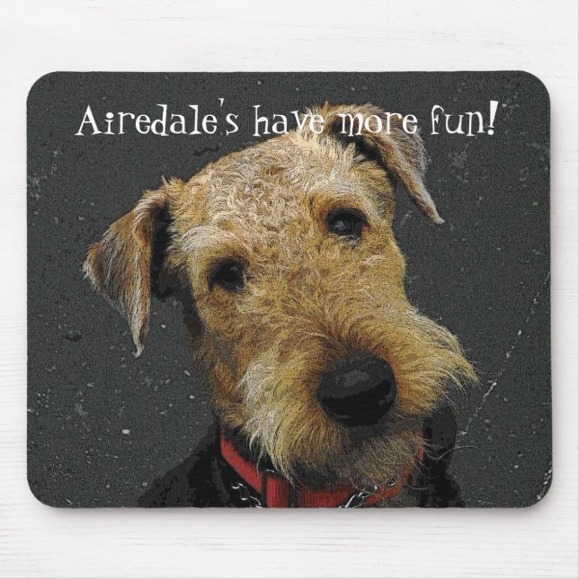 Tapis De Souris Airedale Terrier (Devant)