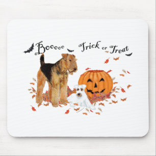 Tapis De Souris Airedale Terrier Halloween
