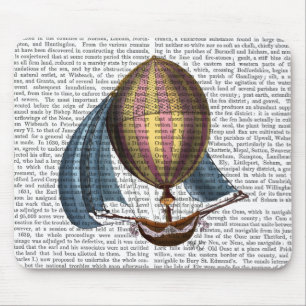 Tapis De Souris AirShip avec voiles bleues