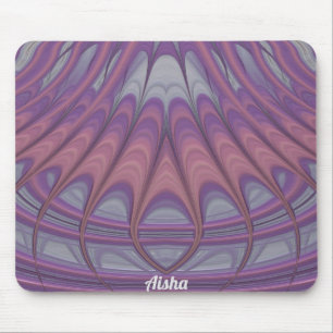 Tapis de souris AISHA ~ Lavande rose et motif viol
