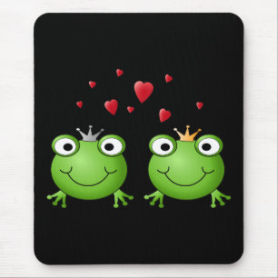 Tapis De Souris Ajouter de grenouille aux coeurs