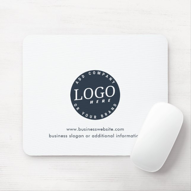 Tapis De Souris Ajouter des employés du logo et du site Web de l'e (Avec souris)