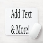 Tapis De Souris Ajouter du texte et plus ! Customisez votre propre<br><div class="desc">Customisez avec vos propres designs personnalisés,  citations,  textes et bien plus encore. Choisissez également parmi les modèles préfabriqués,  de nombreuses catégories différentes aussi.</div>