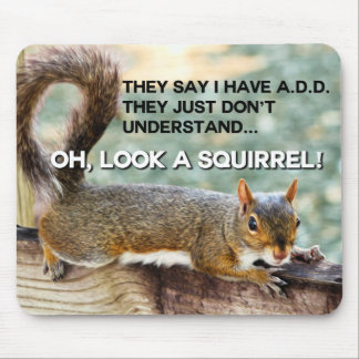 Tapis De Souris AJOUTER photo d'écureuil