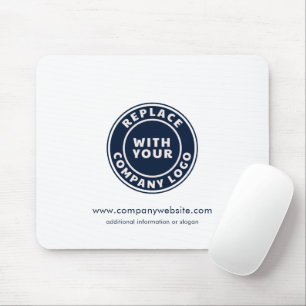 Tapis De Souris Ajouter un logo d'entreprise Minimaliste Employés