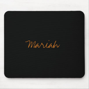 Tapis De Souris Ajouter un nom Elegant Creative Classic Handwritin