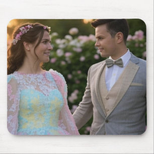 Tapis De Souris Ajouter une Personnaliser photo Mariage