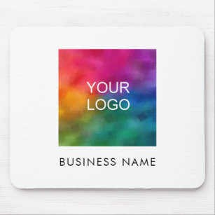 Tapis De Souris Ajouter votre entreprise Logo Image Modèle texte