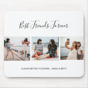 Tapis De Souris Ajouter Votre Propre Texte Personnalisé 3 Photo Co