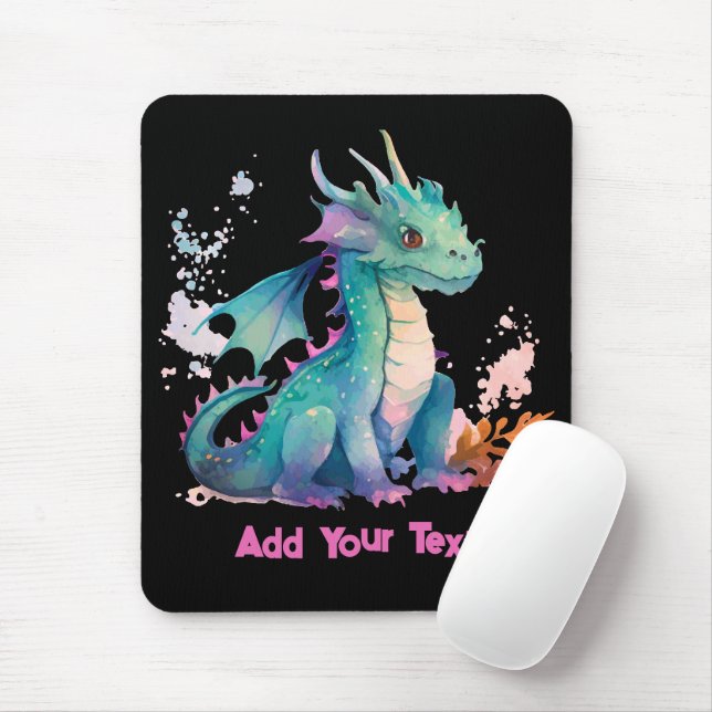 Tapis De Souris Ajouter votre texte - Mousepad (Avec souris)