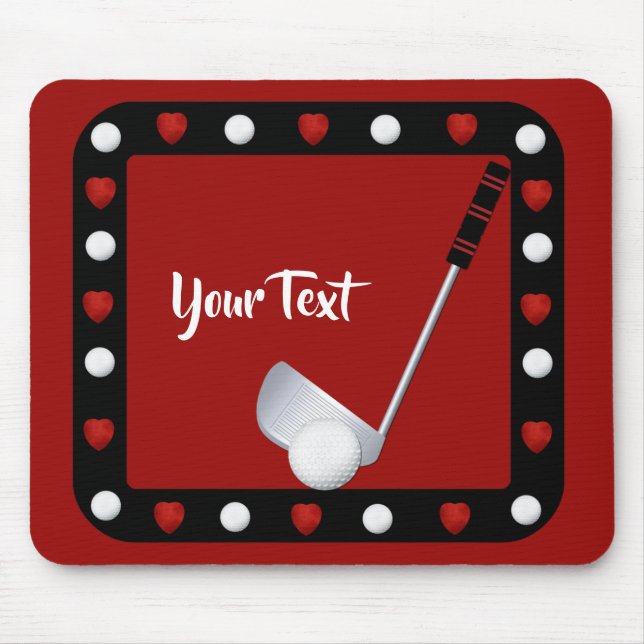 Tapis De Souris Ajouter votre texte Mousepad (Devant)