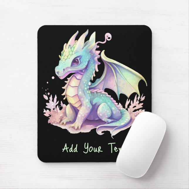 Tapis De Souris Ajouter votre texte - Mousepad (Avec souris)