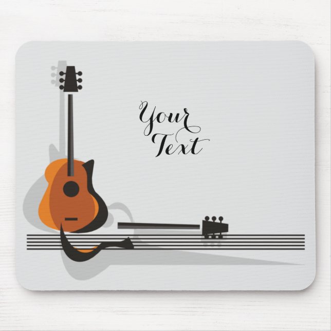 Tapis De Souris Ajouter Votre Texte-Mousepad (Devant)