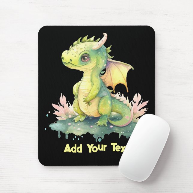 Tapis De Souris Ajouter votre texte - Mousepad (Avec souris)