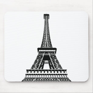 Tapis De Souris Ajouter votre texte Pop Art Eiffel Tour Paris Fran
