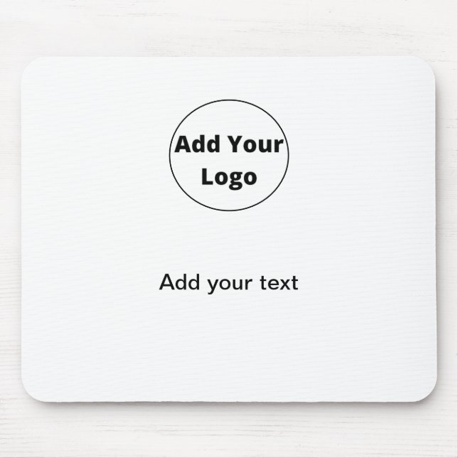 Tapis De Souris ajouter votre texte simple minimum personnalisé aj (Devant)