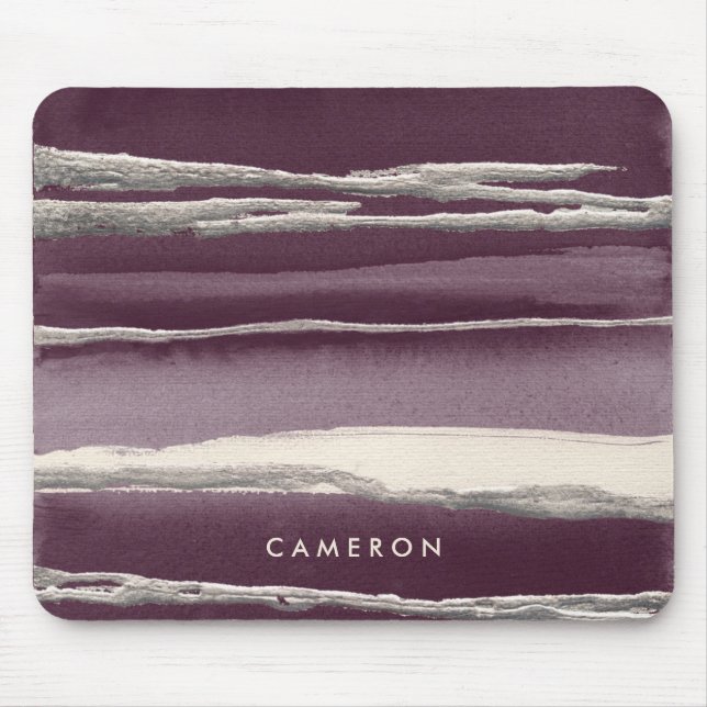 Tapis De Souris Ajoutez votre copie nommée d'abrégé sur pourpre de (Devant)