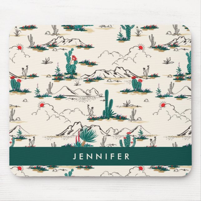 Tapis De Souris Ajoutez votre motif | de floraison nommé de (Devant)