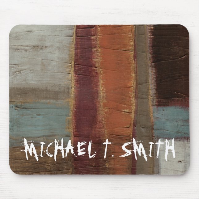 Tapis De Souris Ajoutez votre nom | Musées anciens II (Devant)