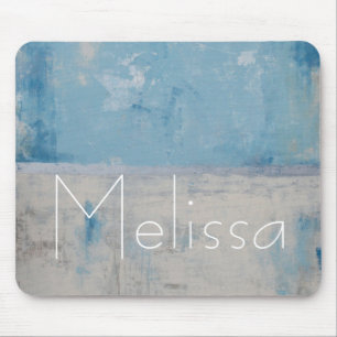 Tapis De Souris Ajoutez votre nom   Silver Aura