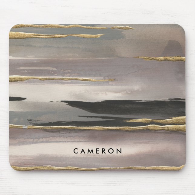 Tapis De Souris Ajoutez votre or nommé du brouillard II de matin (Devant)