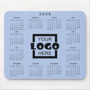 Tapis De Souris Ajoutez votre propre logo d'entreprise Calendrier