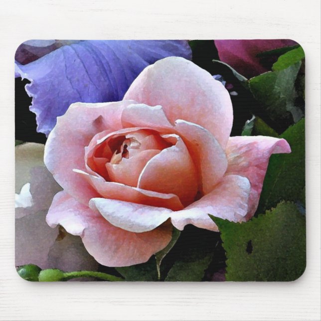 Tapis De Souris AK- Mousepad rose sensible (Devant)