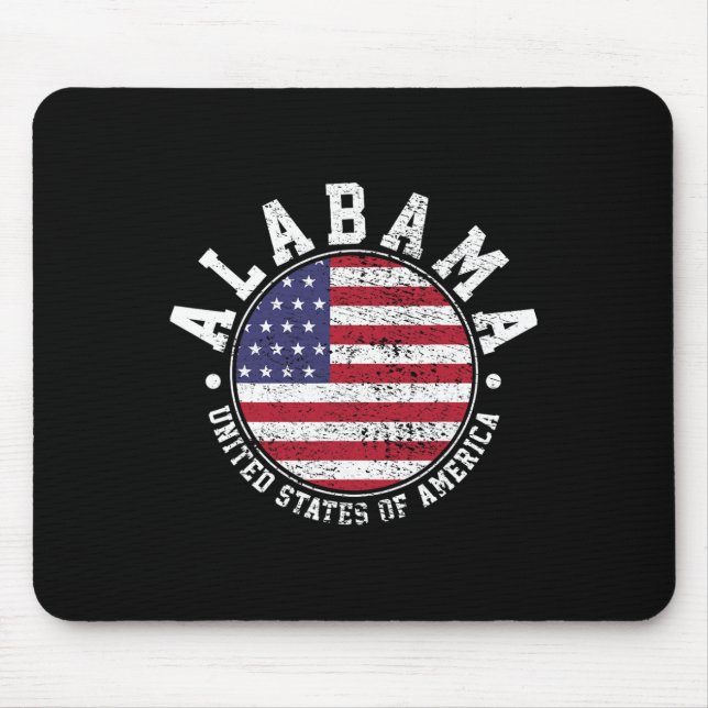 Tapis De Souris Alabama Vintage (Devant)