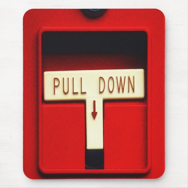 Tapis De Souris Alarme d'incendie (Devant)