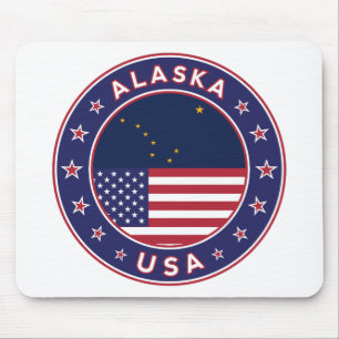 Tapis De Souris Alaska, USA States