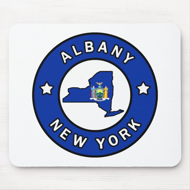 Tapis De Souris Albany New York (Devant)