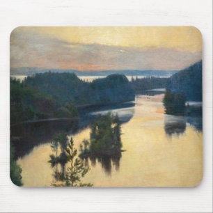 Tapis De Souris Albert Edelfeel - Kaukola Ridge au coucher du sole