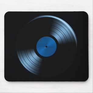 Tapis De Souris Album de disque vinyle - très rétro
