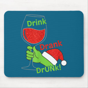 Tapis De Souris Alcool & Queues Boire Boit Bu! Drôle Chris